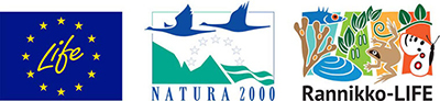Life-, Natura 2000- ja Rannikko-LIFE-logo.